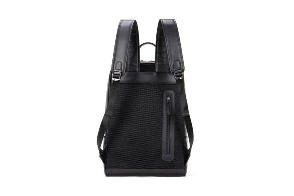 alpha contrast leather backpack Alpha Phi Alpha Black Backpack – Burning Sands