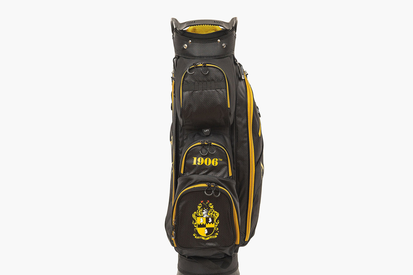 Alpha Phi Alpha Black Cart Golf Bag