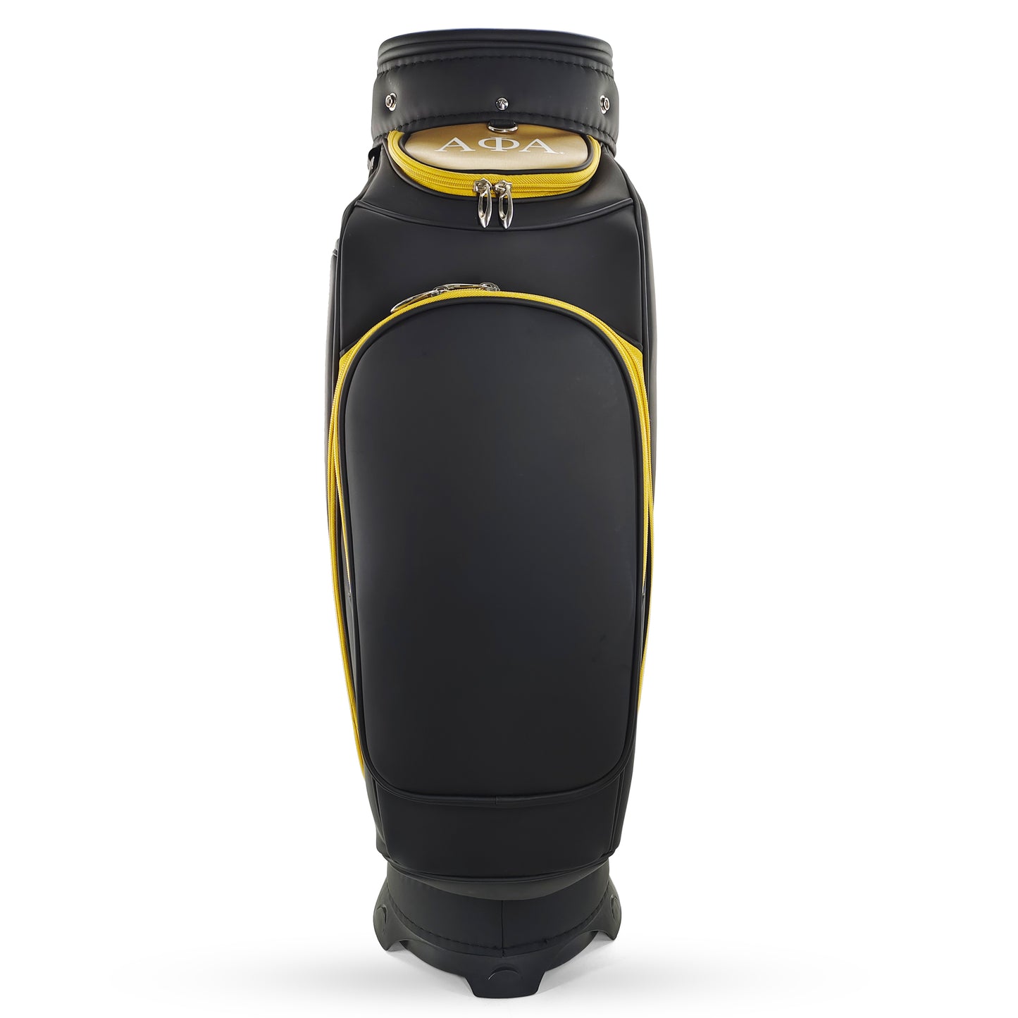 Alpha Phi Alpha Black Golf Staff Bag