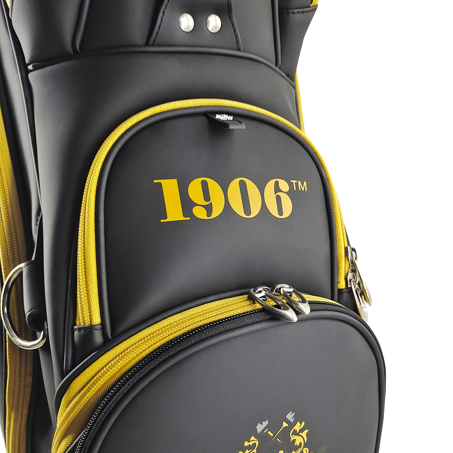 Alpha Phi Alpha Black Golf Staff Bag