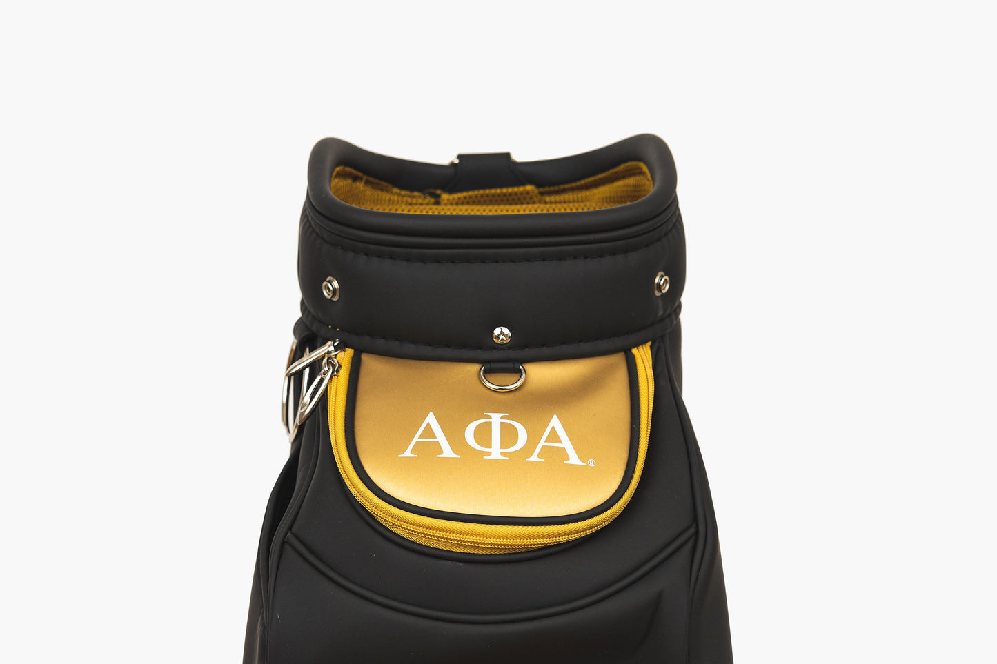 Alpha Phi Alpha Black Golf Staff Bag