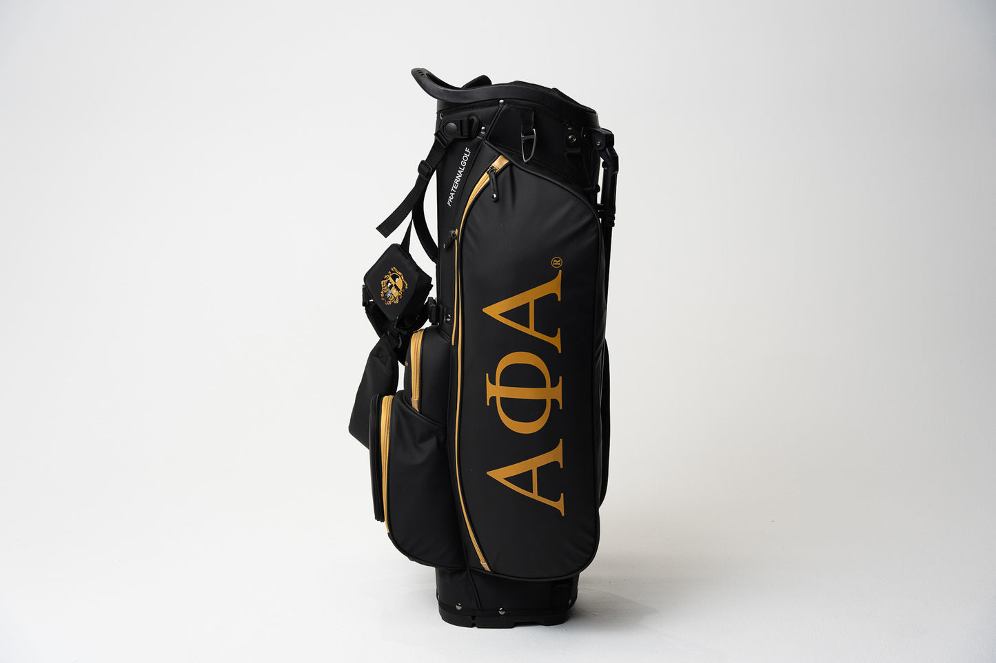 Alpha Phi Alpha Black Golf Stand Bag