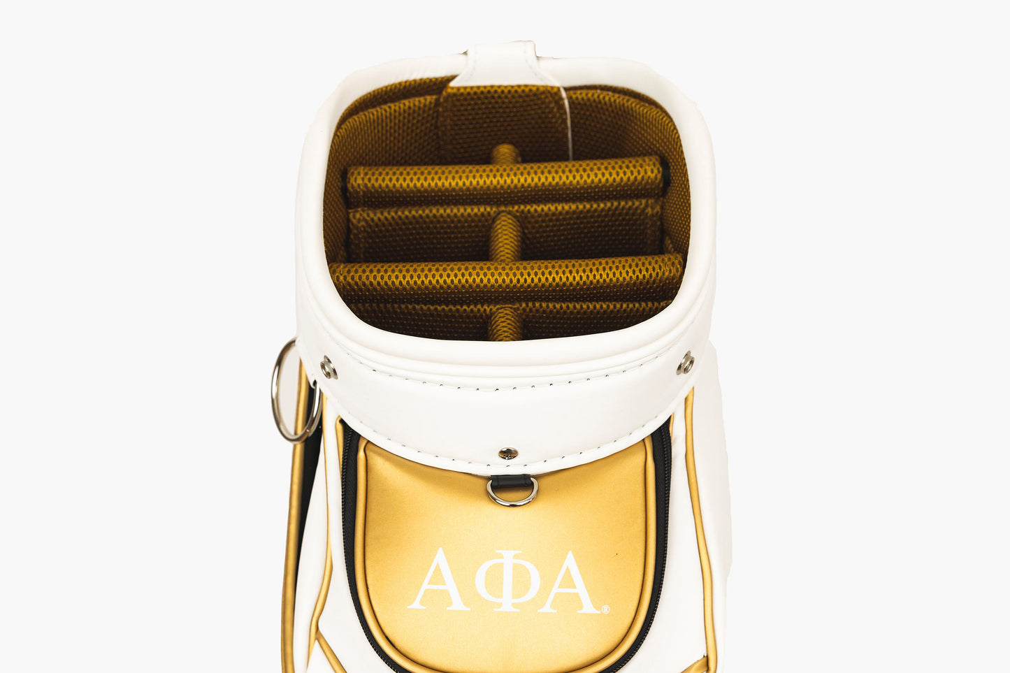 Alpha Phi Alpha White Golf Staff Bag