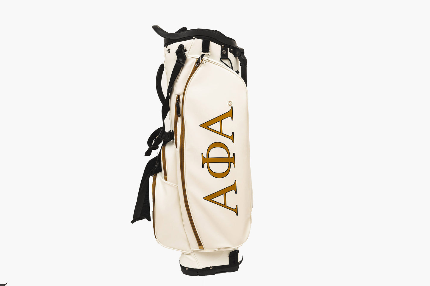 Alpha Phi Alpha White Golf Stand Bag