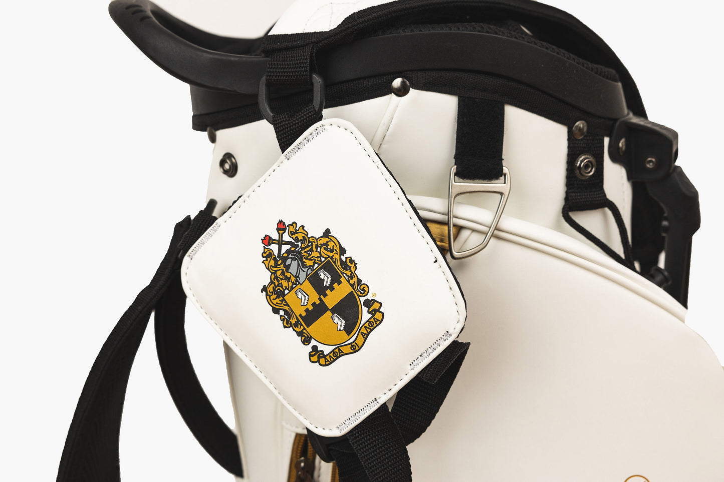 Alpha Phi Alpha White Golf Stand Bag