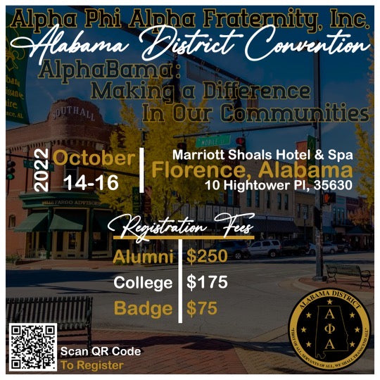 Alpha Phi Alpha Fraternity, Inc - Alabama District Convention