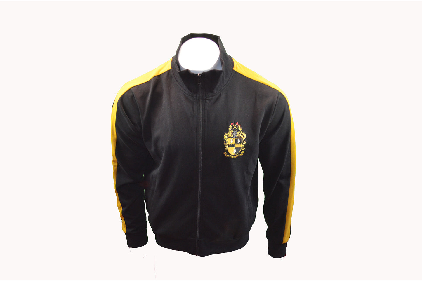 
                  
                    Alpha Phi Alpha Black Track Jacket
                  
                