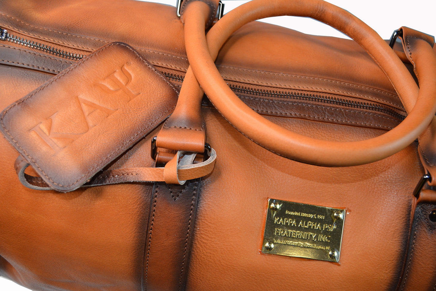 
                  
                    Kappa Alpha Phi Brown Duffle Bag
                  
                