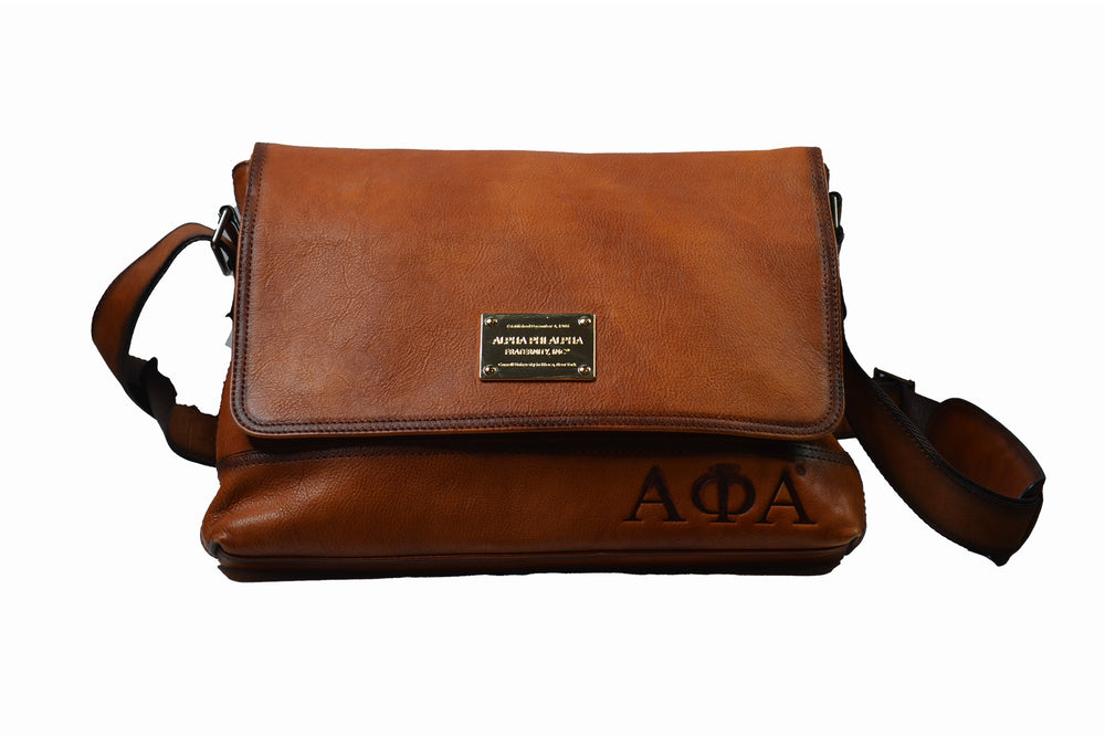 Alpha Phi Alpha Brown Messenger Bag