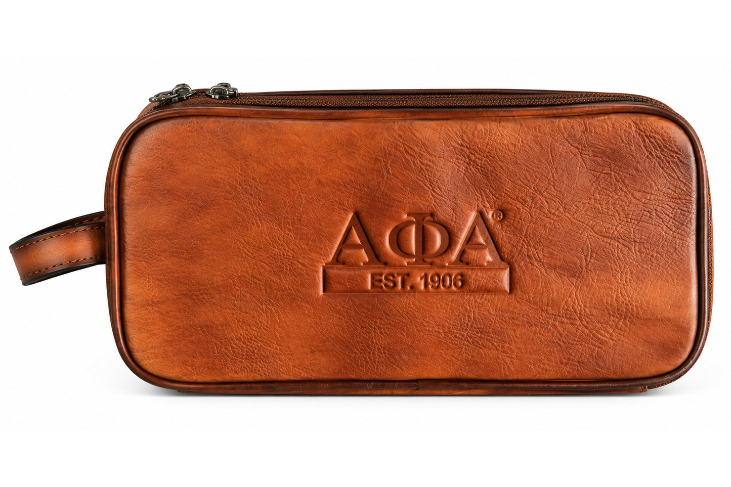
                  
                    Alpha Phi Alpha Travel Brown Toiletry Bag
                  
                