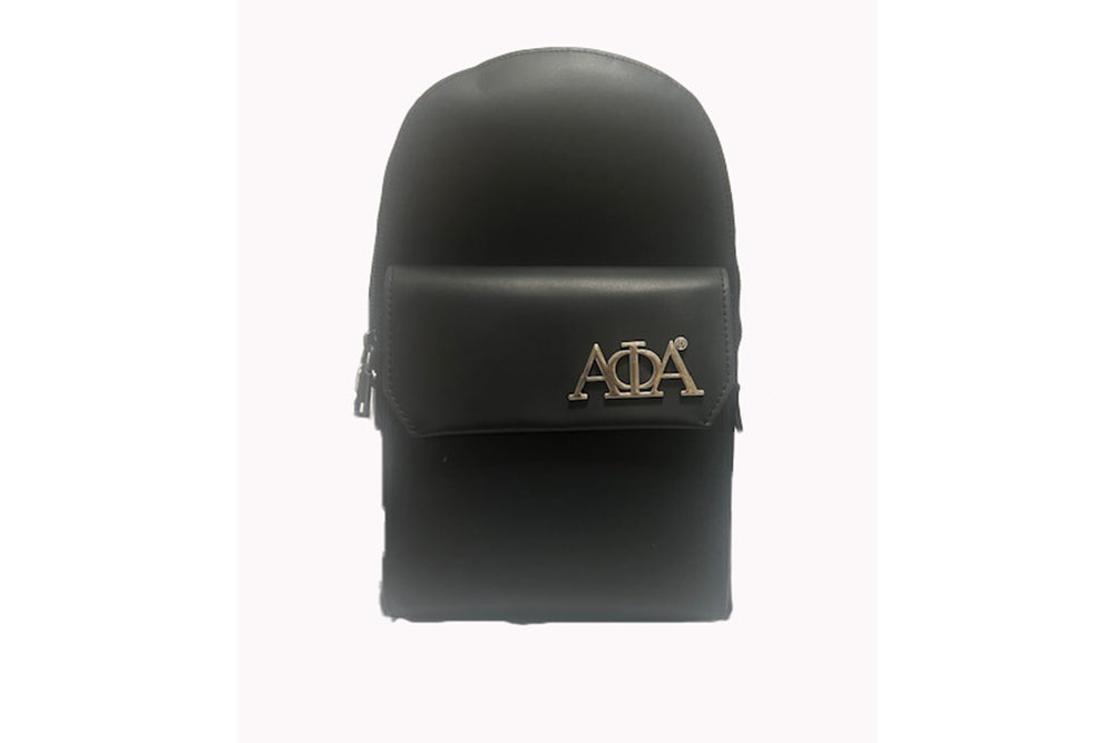 
                  
                    Alpha Phi Alpha Leather Crossover Bag
                  
                