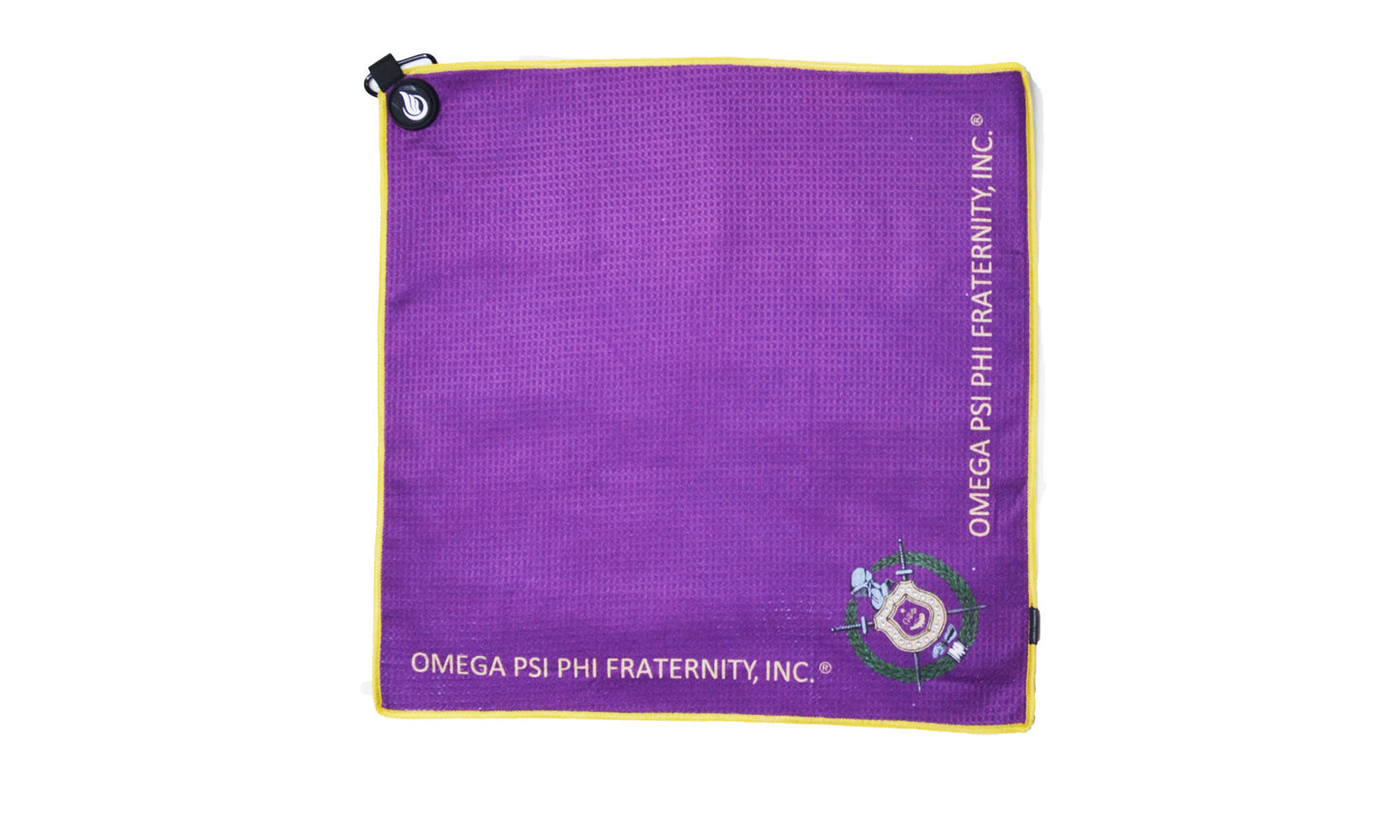Omega Psi Phi Magnet Golf Towel