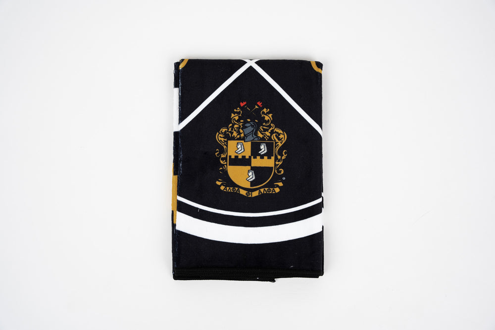 
                  
                    Alpha Phi Alpha Golf Towel - Black/Old Gold/White
                  
                