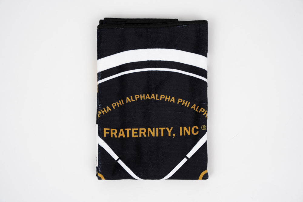 
                  
                    Alpha Phi Alpha Golf Towel - Black/Old Gold/White
                  
                