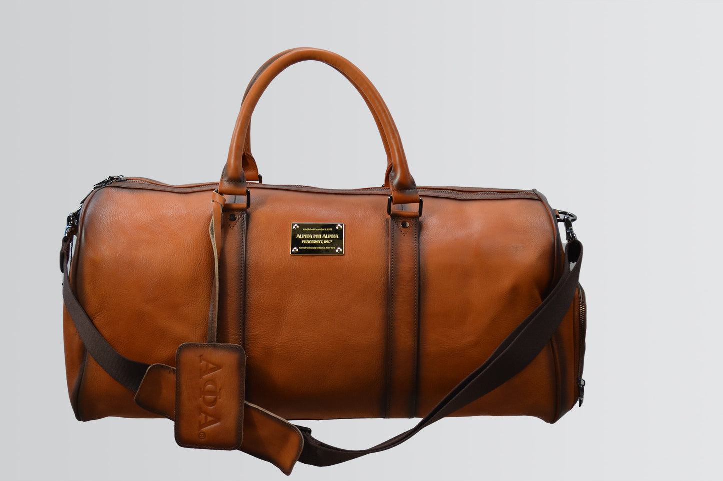 Alpha Phi Alpha Brown Duffle Bag – Burning Sands