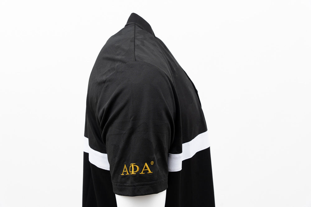 
                  
                    Alpha Phi Alpha Collarless Shirt Black/White
                  
                