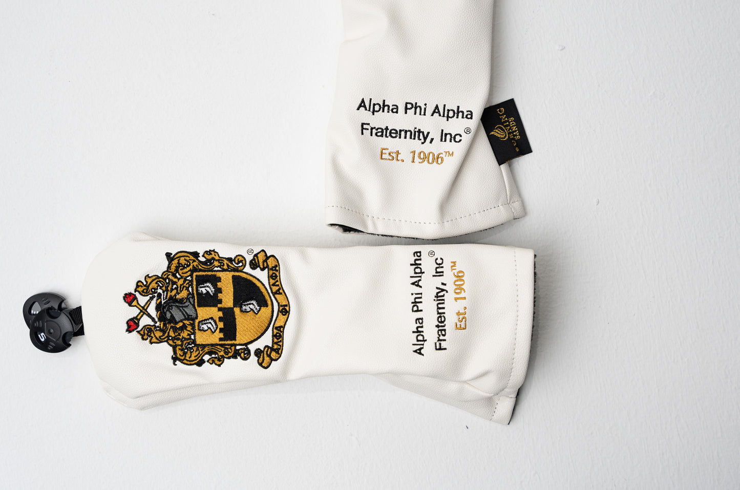 
                  
                    Alpha Phi Alpha White Crest Head Covers (Set of 3)
                  
                